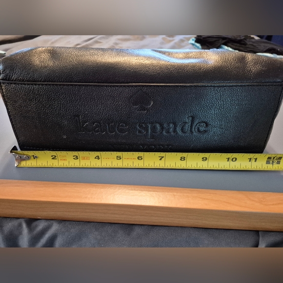 Kate Spade Black Leather Bow Purse - Picture 8 of 13